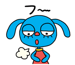 The hysteric rabbit sticker #2722370