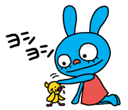 The hysteric rabbit sticker #2722377