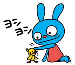 The hysteric rabbit sticker #2722377