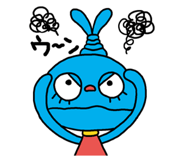 The hysteric rabbit sticker #2722380