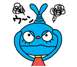 The hysteric rabbit sticker #2722380