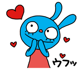 The hysteric rabbit sticker #2722381