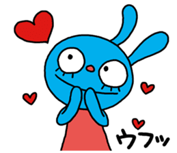 The hysteric rabbit sticker #2722381