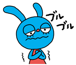 The hysteric rabbit sticker #2722385