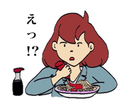 Mr.Kuma and Mrs.Haruko sticker #2722658