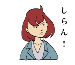 Mr.Kuma and Mrs.Haruko sticker #2722666