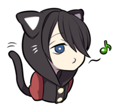 BLACK KITTEN sticker #2722707