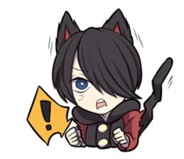 BLACK KITTEN sticker #2722713