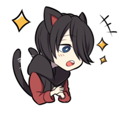BLACK KITTEN sticker #2722717
