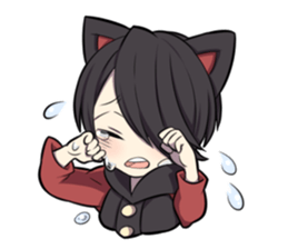 BLACK KITTEN sticker #2722732