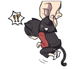 BLACK KITTEN sticker #2722742