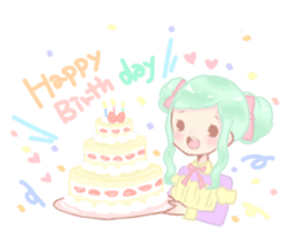 girls sticker nono sticker #2724050