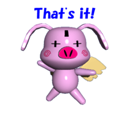 Boochan of the English version sticker #2724556