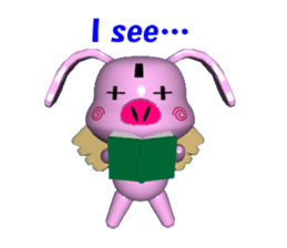 Boochan of the English version sticker #2724561