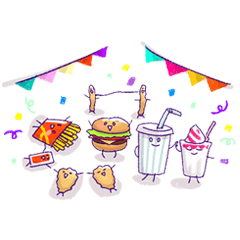 funny fast food Friends