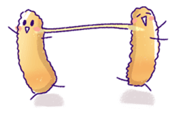 funny fast food Friends sticker #2726347