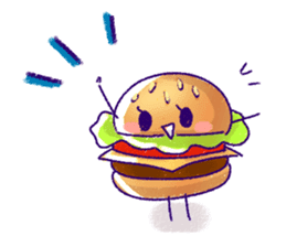 funny fast food Friends sticker #2726357