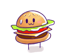 funny fast food Friends sticker #2726364