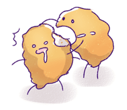funny fast food Friends sticker #2726370