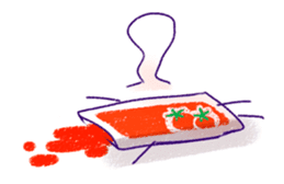 funny fast food Friends sticker #2726371