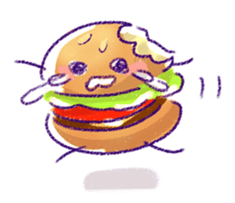 funny fast food Friends sticker #2726382