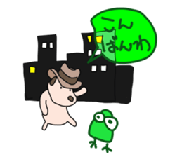 cat,dog,pig,chicken sticker #2726473