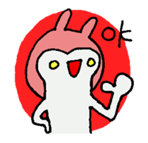 smile usausa sticker #2726634