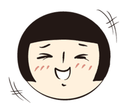 KOKESHI-JOSHI FACE40 sticker #2726908