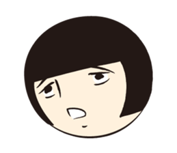 KOKESHI-JOSHI FACE40 sticker #2726916