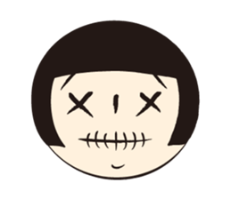 KOKESHI-JOSHI FACE40 sticker #2726918