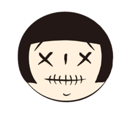 KOKESHI-JOSHI FACE40 sticker #2726918