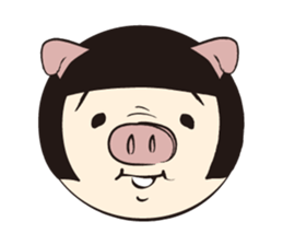 KOKESHI-JOSHI FACE40 sticker #2726920