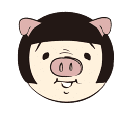 KOKESHI-JOSHI FACE40 sticker #2726920