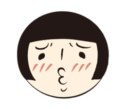 KOKESHI-JOSHI FACE40 sticker #2726923
