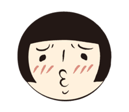 KOKESHI-JOSHI FACE40 sticker #2726923