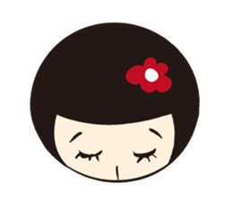 KOKESHI-JOSHI FACE40 sticker #2726926