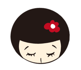 KOKESHI-JOSHI FACE40 sticker #2726926