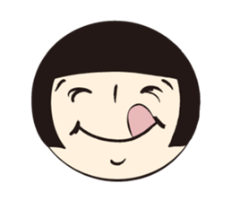 KOKESHI-JOSHI FACE40 sticker #2726927