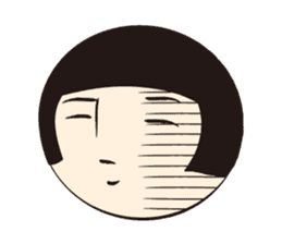 KOKESHI-JOSHI FACE40 sticker #2726929