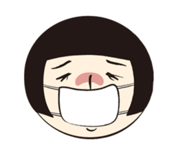 KOKESHI-JOSHI FACE40 sticker #2726930