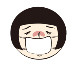 KOKESHI-JOSHI FACE40 sticker #2726930