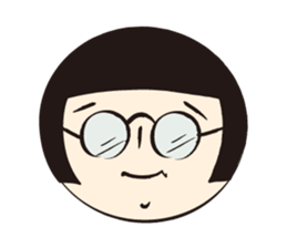 KOKESHI-JOSHI FACE40 sticker #2726931