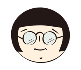 KOKESHI-JOSHI FACE40 sticker #2726931