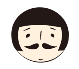 KOKESHI-JOSHI FACE40 sticker #2726936