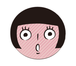 KOKESHI-JOSHI FACE40 sticker #2726937