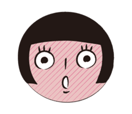 KOKESHI-JOSHI FACE40 sticker #2726937
