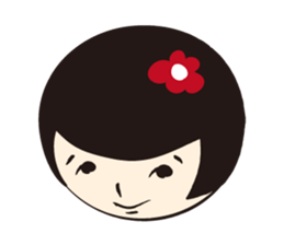 KOKESHI-JOSHI FACE40 sticker #2726939