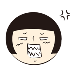 KOKESHI-JOSHI FACE40 sticker #2726941