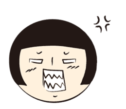 KOKESHI-JOSHI FACE40 sticker #2726941