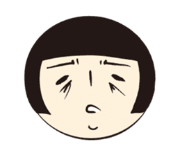 KOKESHI-JOSHI FACE40 sticker #2726942